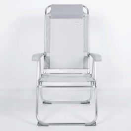 Silla camping aluminio y textileno reclinable aktive 44x55x101cm Silla camping aluminio y textileno reclinable aktive 44x55x101cm