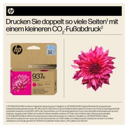 HP 937e Cartucho de Tinta Original EvoMore Magenta XL Alto Rendimiento 1650 Páginas Pack Individual