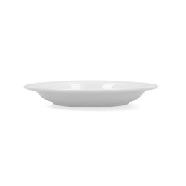 Bidasoa Glacial Ala Estrch Plato Hondo Porcelana Blanco 23 cm (6 Unidades) Cocina Hostelería Extra Resistente Apto Microondas Lavavajillas