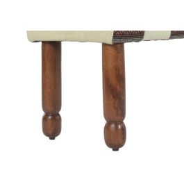 DKD Home Decor Descalzadora Alpino de Algodón y Mango Multicolor 40 x 90 x 45 cm