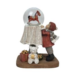 Figura Navidad Tradicional DKD Home Decor Gris Rojo 9.5 x 16 x 12.5 cm (2 Unidades) Figura Navidad Tradicional DKD Home Decor Gris Rojo 9.5 x 16 x 12.5 cm (2 Unidades)