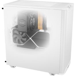 Be Quiet! PURE BASE 501 Airflow Caja Midi Tower PC Blanco ATX micro ATX Mini-ITX ABS Acero