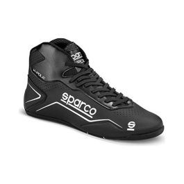 Sparco S00126945NRNR Botas Kart K-Pole 2020 Diseño Corte Medio Microfibra Perforada Transpirable Suela Goma Alta Tracción Negro Talla 45