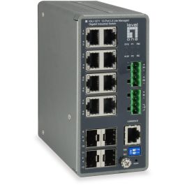 Level One IGU-1271 Switch de red - 8 puertos Gigabit Ethernet, 4 puertos GSFP, 8 puertos PoE Precio: 843.69000023. SKU: B1FPSDPF9Y