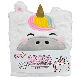 PUCKATOR Cuaderno A5 de Peluche Unicornio Adoracorns - Rayas, 15.5x15x2cm, Poliéster/Papel/Cartón Precio: 9.68999944. SKU: B1G2YNKQEX