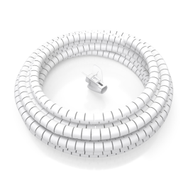 AISENS - ORGANIZADOR DE CABLE EN ESPIRAL 25MM, BLANCO, 2.0M Precio: 3.50000002. SKU: B1H7ABPDR9