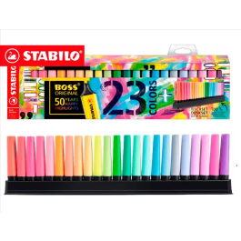 Stabilo Rotulador Boss Fluorescente 70 Deskset Estuche 23 Unidades Colores Surtidos Trazo 2-5 mm Precio: 27.50000033. SKU: B1JYM3LN8D