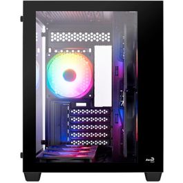 Caja de PC - AEROCOOL - Dryft Mini G v1 (Negro) - Cubo - Formato Micro-ATX - Sin fuente de alimentación