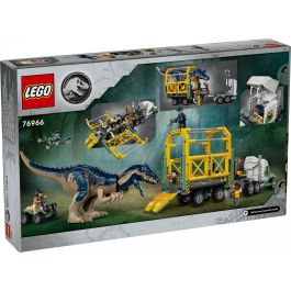LEGO 76966 Jurassic World Dinosaurier-Missionen: Allosaurus-Transporter, Set de Construcción de Dinosaurios