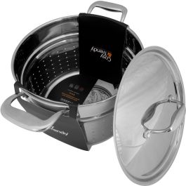 Inserto para pasta - CÓMODO Y MODERNO - CLÁSICO - Acero inoxidable - Ø24 cm