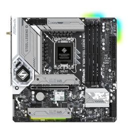 ASRock B760M Steel Legend WiFi Placa Base Micro ATX, Intel B760, Socket LGA 1700, DDR5, WiFi 6E, Bluetooth 5.3