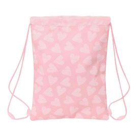 Bolsa Mochila con Cuerdas Safta Love Rosa (26 x 34 x 1 cm) Bolsa Mochila con Cuerdas Safta Love Rosa (26 x 34 x 1 cm)