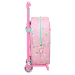 Mochila Escolar con Ruedas Peppa Pig Ice cream Verde Rosa 22 x 27 x 10 cm