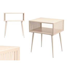 Giftdecor Mesa Auxiliar Rectangular Beige de Metal 46.5 x 19.2 x 36.2 cm Precio: 36.49999969. SKU: B16MWWGXJW