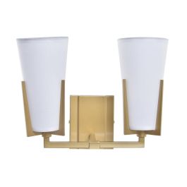 Lampara Aplique Moderno DKD Home Decor Dorado Blanco 18 x 23 x 30 cm Precio: 57.61294. SKU: S3031466