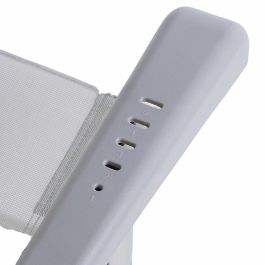 Aktive Silla Reclinable de Camping de Aluminio y Textileno - Medidas: 44x55x101 cm