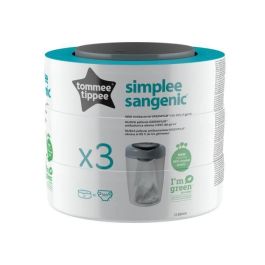 Tommee Tippee Recambios Sangenic Simplee Pack x3 para Contenedor de Pañales Antiolor con Película Multicapa - Desde el Nacimiento Precio: 35.50000003. SKU: S7100069