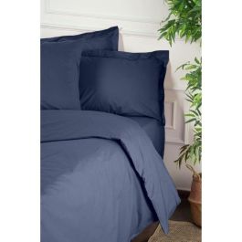 Juego de cama ASI8684282554158 - 1 funda nórdica 220x240 cm + 2 fundas de almohada 60x60 cm - 100% algodón reforzado - Azul