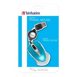 Verbatim Ratón Go Mini Cable Usb Retráctil 1000Ppp Ultraportátil Azul Turquesa Precio: 6.69000046. SKU: S7718518