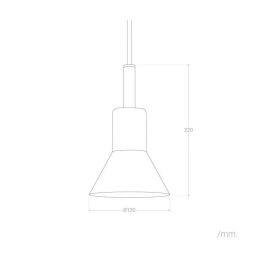 Lámpara Colgante Talisay SKD-P80004 Diseño Industrial de Metal para Interiores, Compatible Bombilla E27, Cable Regulable en Altura
