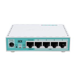 MikroTik hEX refresh Router con 5x Gigabit Ethernet, USB, 512MB RAM, Doble Núcleo ARM para Mayor Rendimiento en Hogar y Oficina