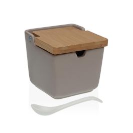Azucarero Gris Mate Versa 8.8x8.5x8.8 cm - Cerámica (4 Unidades) Precio: 16.50000044. SKU: B1B3GL9R6H