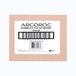 Arcoroc Vasos Cerveza Nonic 28 cL de Vidrio Templado Extra Resistente Apilable y Apto Lavavajillas - Pack 24 Unidades