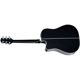 Takamine GD34CE Guitarra Acústica-Electrónica Dreadnought Cutaway, Tapa de Abeto Macizo, Negra