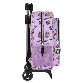 Mochila Escolar con Ruedas Monster High Best boos Lila 33 x 42 x 14 cm