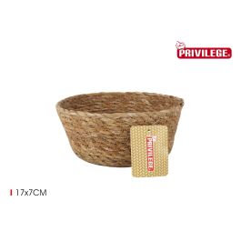 Cesta Cónica de Mimbre Redonda 17x7 cm - Privilege (18 Unidades)