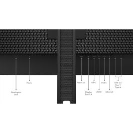 Lenovo Y34wz-30 Monitor Gaming 86.36cm 34" WQHD 165Hz 1ms VA Mini LED Curvo HDMI USB-C