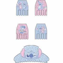 Cerdá Clips de Pelo Stitch para Niñas, Accesorios Infantiles, Set de 5 Piezas, Color Azul, Edad Mínima Recomendada 3 Años