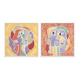 DKD Home Decor Cuadro Decorativo Abstracto Multicolor 83 x 83 cm (2 Unidades) Precio: 54.06522. SKU: S3028648