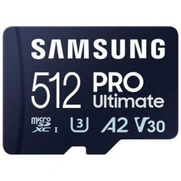 Tarjeta de Memoria Samsung Pro Ultimate 512GB microSD XC con Adaptador/ Clase 10/ 200MBs Precio: 86.94999984. SKU: B1HFKEWDE3