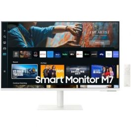 Smart Monitor Samsung M7 S32CM703UU 32"/ 4K/ Smart TV/ Multimedia/ Blanco Precio: 446.49999944. SKU: B1EL6SVMX2