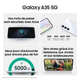 Smartphone Samsung Galaxy A35 8GB/ 256GB/ 6.6"/ 5G/ Lavanda