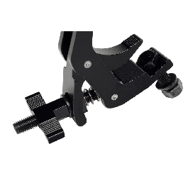 Algamlight Pack 24 Ganchos Universales Negros para Estructuras Ø42-60mm de Aluminio, Carga Máx 100 kg, Certificado TÜV