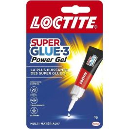 Loctite AUC3255460161076 Pegamento de Cianocrilato SUPERGLUE-3P Power Gel, Tubo 3g Precio: 25.4999998. SKU: B13SJLCNLG