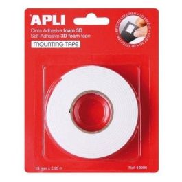 Cinta Adhesiva Doble Cara Apli Foam Rollo De 2,28M X 19Mm Precio: 1.68999974. SKU: B1G825HTBS