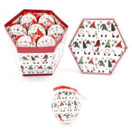 DKD Home Decor Adornos Colgantes Navidad Tradicionales Multicolor PVC - Set 14 piezas, 21x15.5x24 cm