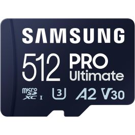 Samsung PRO Ultimate 512GB microSDXC con Adaptador Clase 10 U3 V30 A2 Velocidad 200MB/s Lectura 130MB/s Escritura MB-MY512SA/WW Precio: 67.50000004. SKU: B1HFKEWDE3