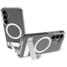 dbramante1928 Funda Iceland Pro Qi2 Kick para Samsung Galaxy S25 (6.2"), Transparente