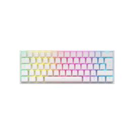 Newskill Teclado Gaming Pyros V2 Ivory 60% Mecánico Compacto Blanco, Switches Outemu Red, Conectividad Triple