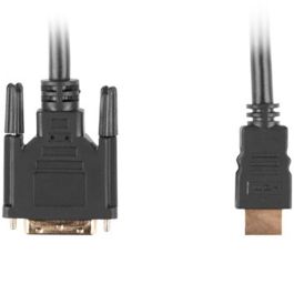 Lanberg Cable HDMI Macho a DVI-D 18+1 Macho, 3m, 1920x1200@60Hz, Doble Blindaje, Conectores Chapados en Oro