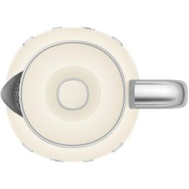 Smeg KLF05CREU Mini Hervidor de Agua Beige, 0.8L, 1400W, Acero Inoxidable, Indicador de Nivel de Agua, Filtrado