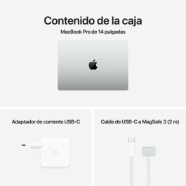 Apple Macbook Pro 14"/ M4 Pro 12-Core CPU/ 24Gb/ 512Gb SSD/ 16-Core GPU/ Plata