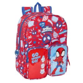 Mochila Escolar Spider-Man Rescue Azul Rojo 26 x 34 x 11 cm Precio: 14.49999991. SKU: B14DTQPRQP