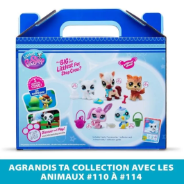 Bandai 3701405822897 Pack 5 Mascotas Littlest Pet Shop Montagne Animales Coleccionables