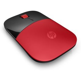 HP Z3700 Ratón Inalámbrico Rojo con Diseño Delgado y Portátil