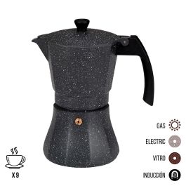 Gourmet Kitchen Cafetera de aluminio 9 tazas para inducción, gas, vitrocerámica y placa eléctrica Precio: 22.68999986. SKU: S7902339
